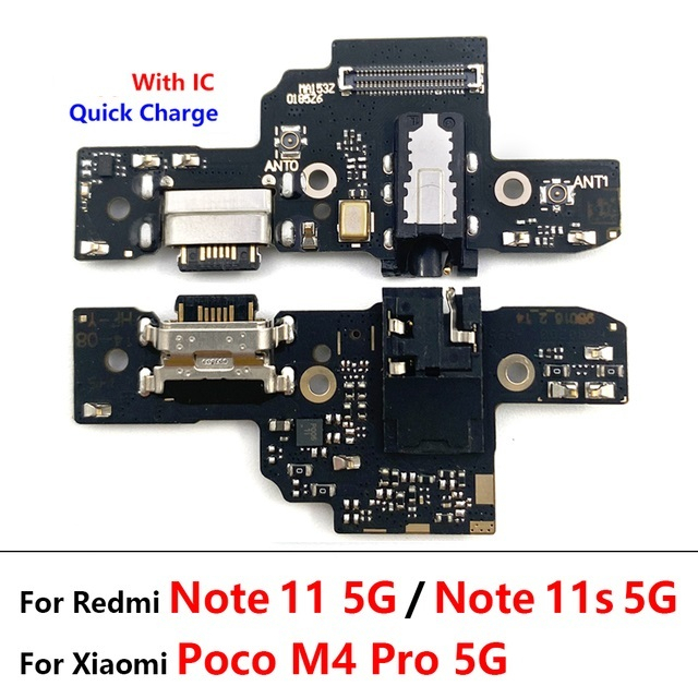 Bảng Mạch Cổng Sạc USB Cao Cấp Cho Xiaomi Poco X3 M4 Pro M3 Redmi Note 7 8 8T 9S 9 10 10s 11 Pro 4G 5G
