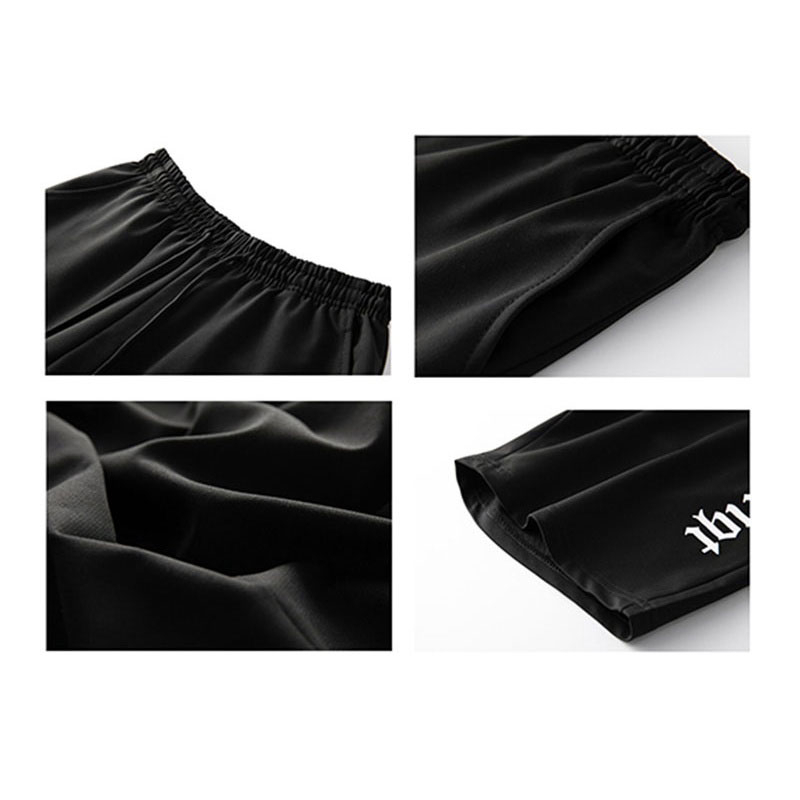 Bộ Áo Thun Ngắn Tay + Quần Short Thể Thao Dáng Rộng Thoáng Khí Theo Phong Cách Mùa Hè Dành Cho Nam