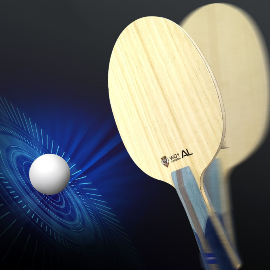 Vợt Bóng Bàn Chuyên Nghiệp LOKI W01 7 Ply  Bằng Sợi Carbon