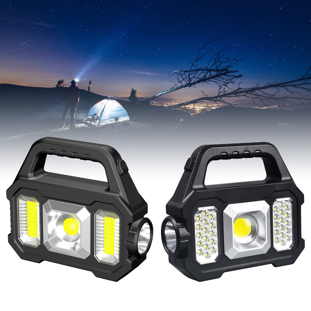 Có thể bán buôn Đèn Pin Năng Lượng Mặt Trời Siêu Sáng Chống Thấm Nước Đa Năng Có Thể Sạc Lại vermont055 Hàng giao ngay