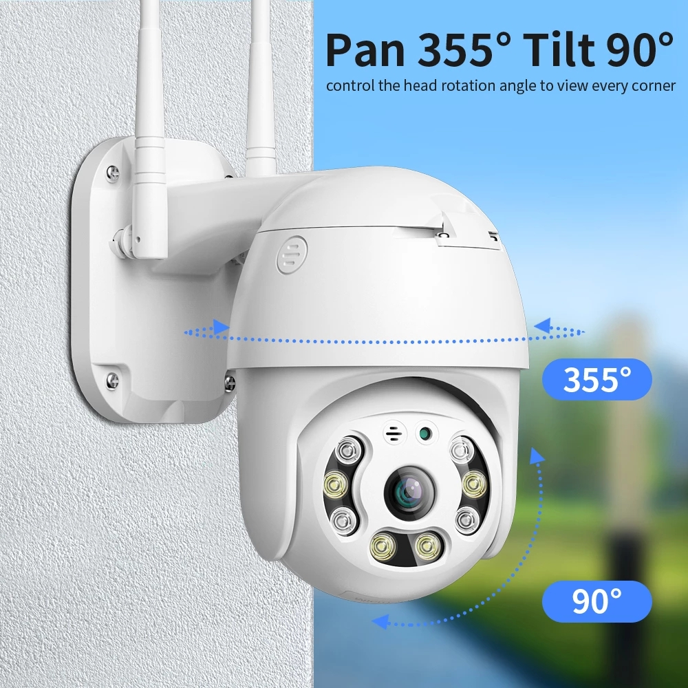 Camera An Ninh Không Dây Thông Minh HD Kết Nối WIFI Cáp Mạng A12