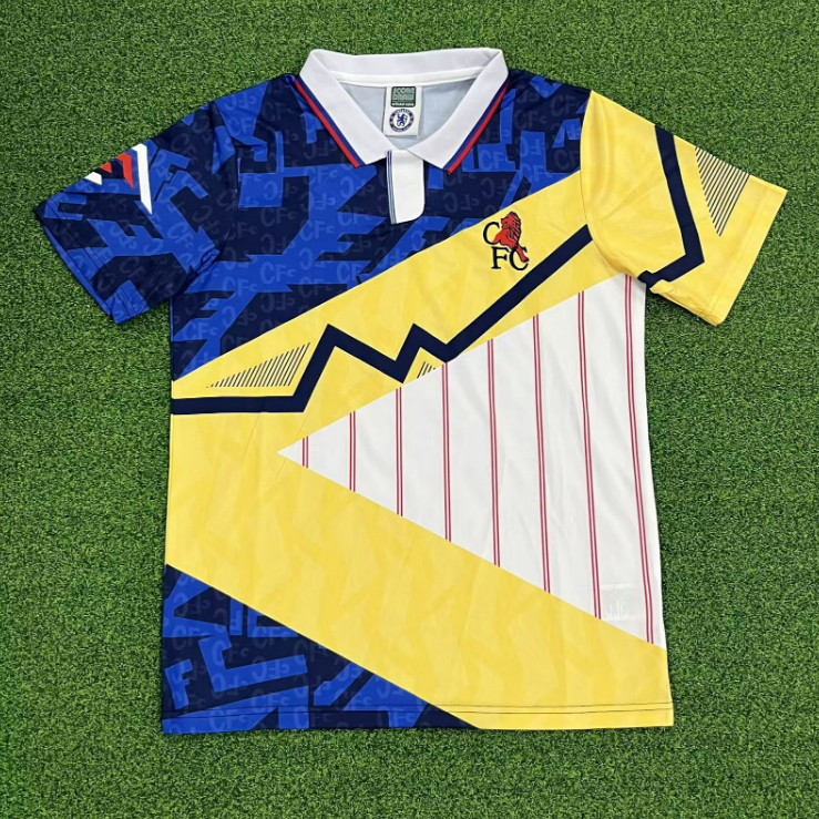 Áo Thun Đá Banh Chelsea S-4XL Phong Cách Retro 1990