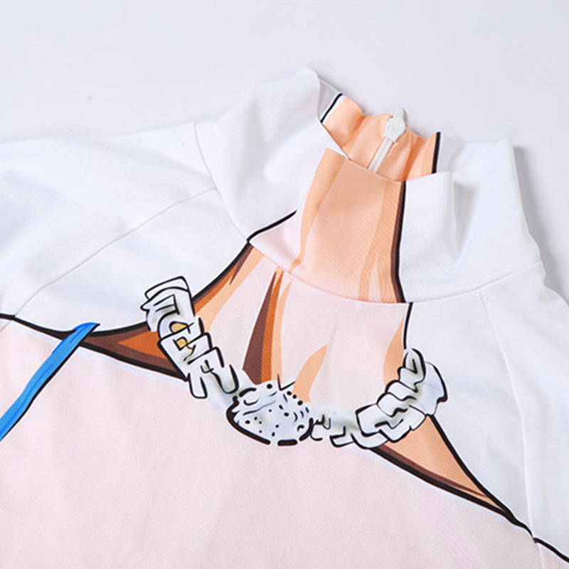 Áo liền quần Tay Ngắn Cổ Lọ Màu Sắc Trẻ Trung Quyến Rũ Cho Nữ