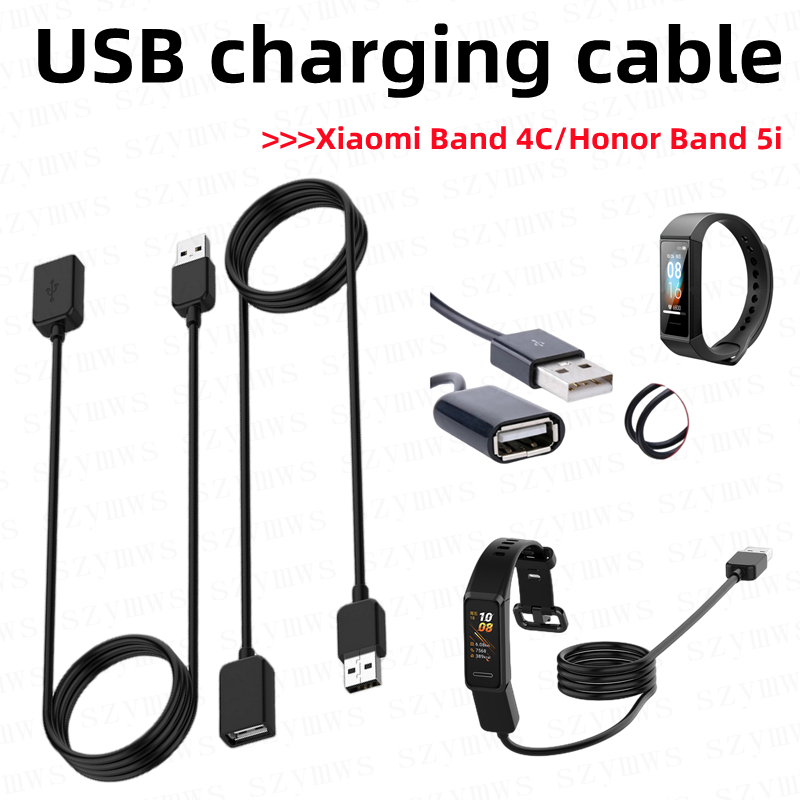 Dây Cáp Sạc Xiaomi Mi Band 4C USB Chống Thấm Nước Phù Hợp Với Vòng Đeo Tay Thông Minh