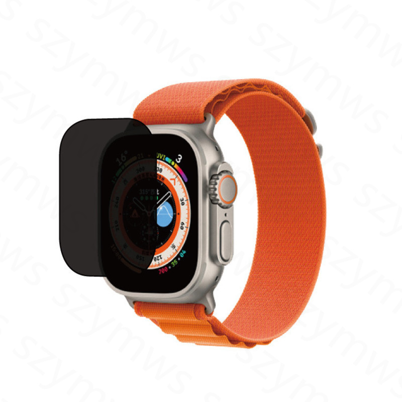 Phim Hydrogel Dán Bảo Vệ Màn Hình Chống Nhìn Trộm Cho Apple Watch Ultra 8 7 6 5 4 3 2 1 SE iWatch 49 45 41 44 40 38 42mm