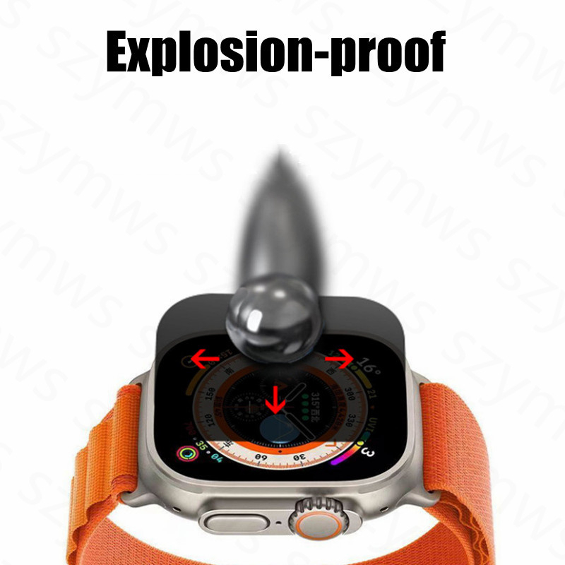 Phim Hydrogel Dán Bảo Vệ Màn Hình Chống Nhìn Trộm Cho Apple Watch Ultra 8 7 6 5 4 3 2 1 SE iWatch 49 45 41 44 40 38 42mm