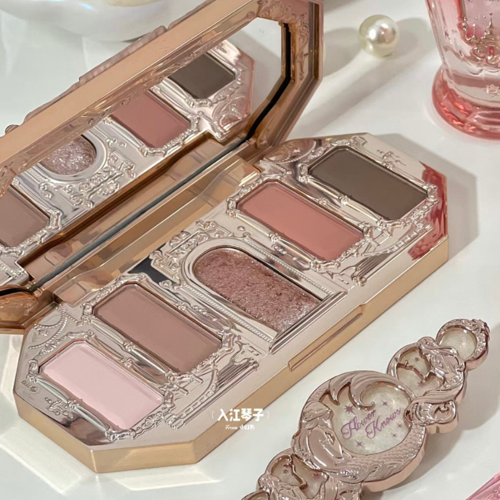 Bảng Phấn Trang Điểm Mắt Năm Màu Sắc Dòng Nàng Tiên Cá Hoa KNOWS Moonlight