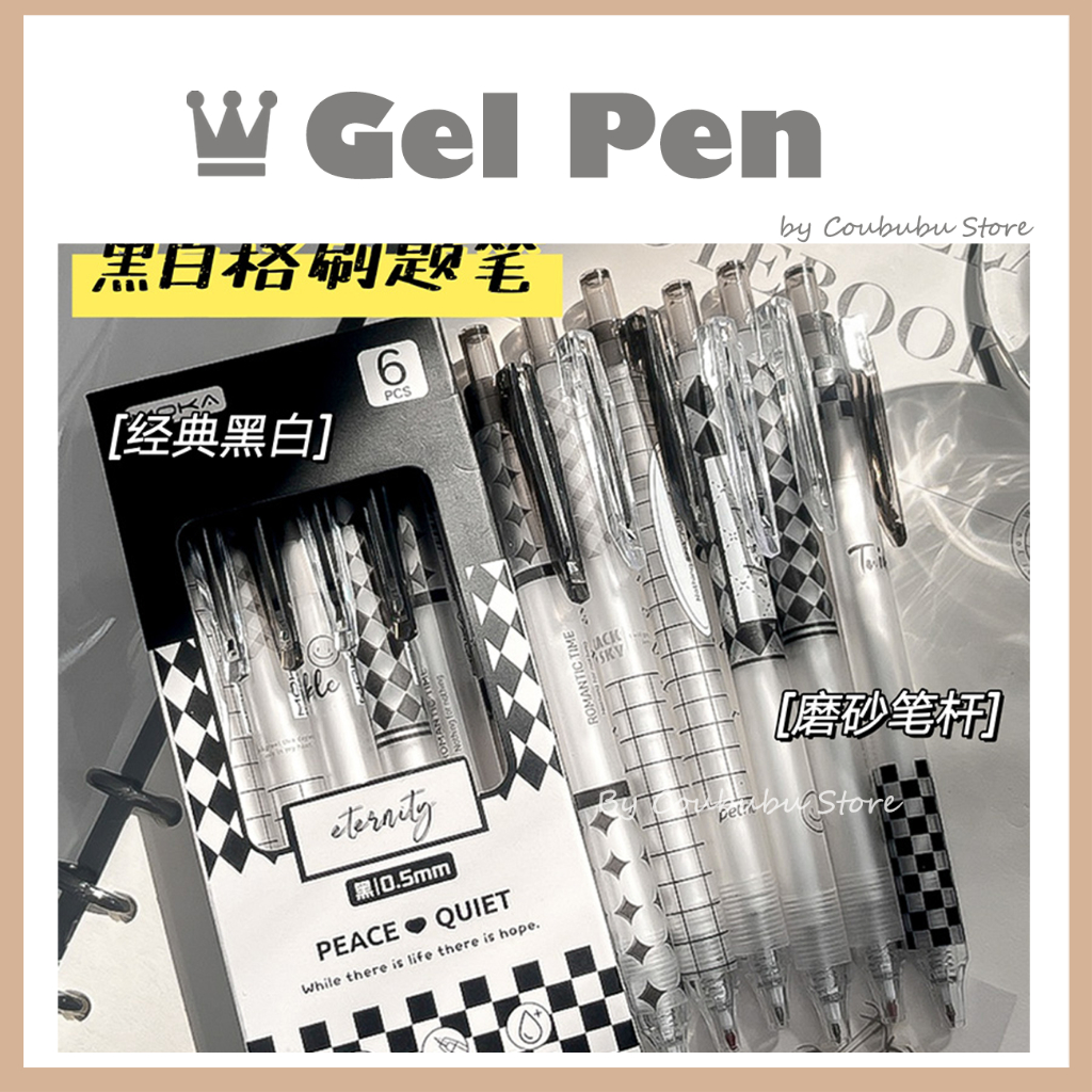 ✿Áo Khoác Coububububu Coububu✿ Bút Bi Mực Đen Ngòi 0.5mm Phong Cách Hàn Quốc