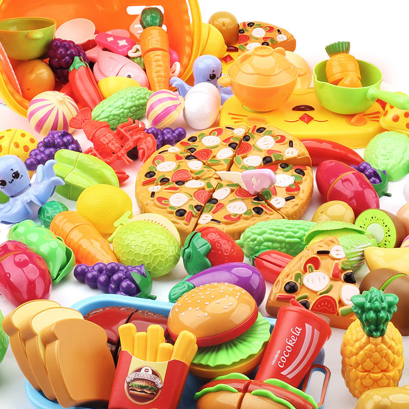 Bộ Đồ Chơi Bánh pizza / Rau Củ / Trái Cây / Hamburger Dành Cho Trẻ Em