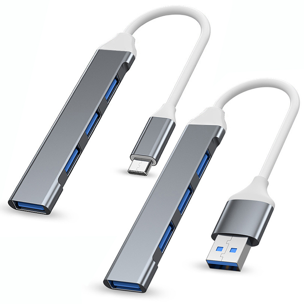 Hub Chia 4 Cổng USB C 3.0 Type C 3.1 OTG Cho Xiaomi Lenovo Macbook Pro 13 15 Air Pro PC