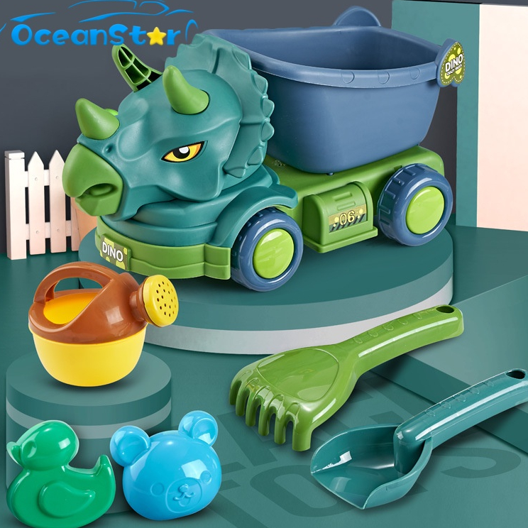 Set 6 xe xúc cát đồ chơi SEA SUN TOYS chuyên dụng dành cho các bé