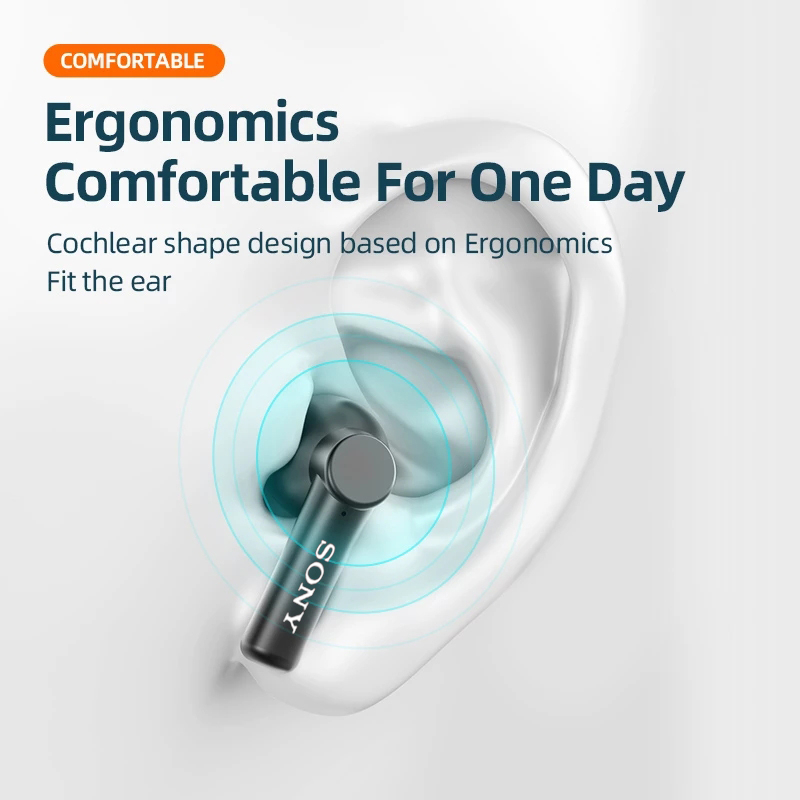 Tai Nghe Nhét Tai Bluetooth Không Dây Sony s300 V5.0 Âm Thanh Nổi HiFi Có Hộp Sạc