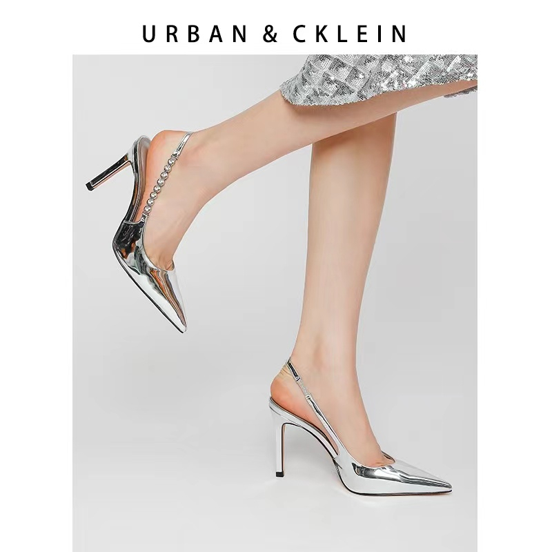 Sandal Cao Gót Mũi Nhọn Thiết Kế Mới Thời Trang Mùa Hè 2023 Dành Cho Nữ