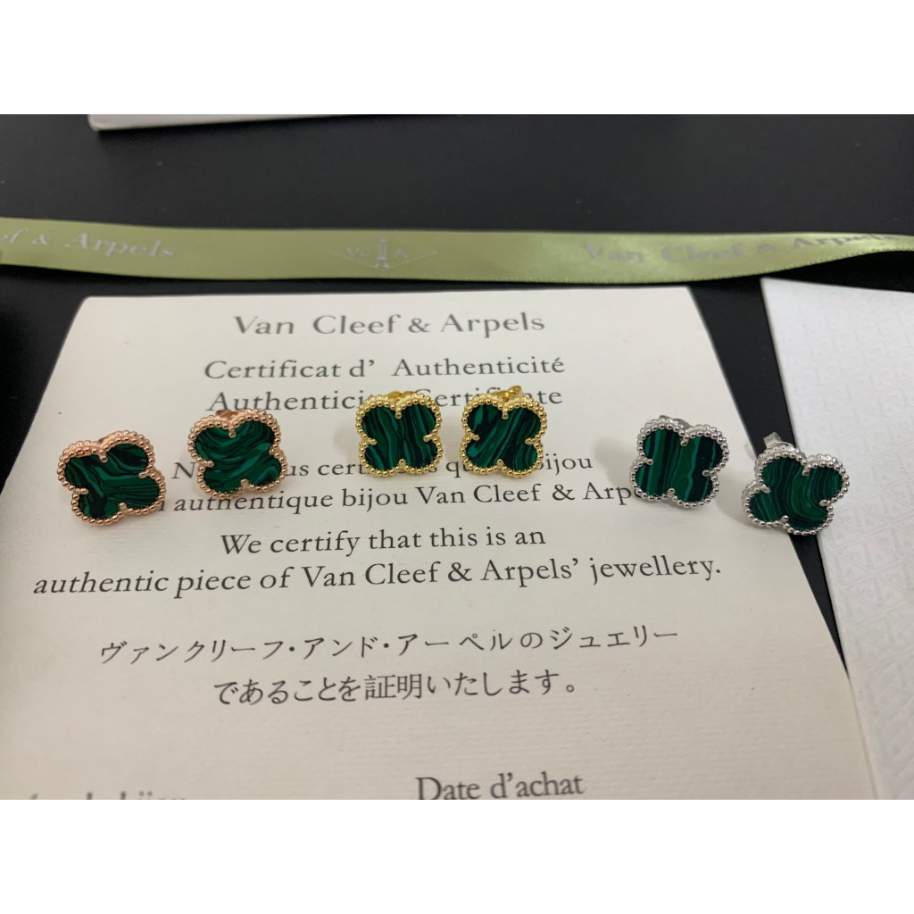 Bông Tai Bạc 925 Hình Cỏ Bốn Lá Thời Trang Đơn Giản