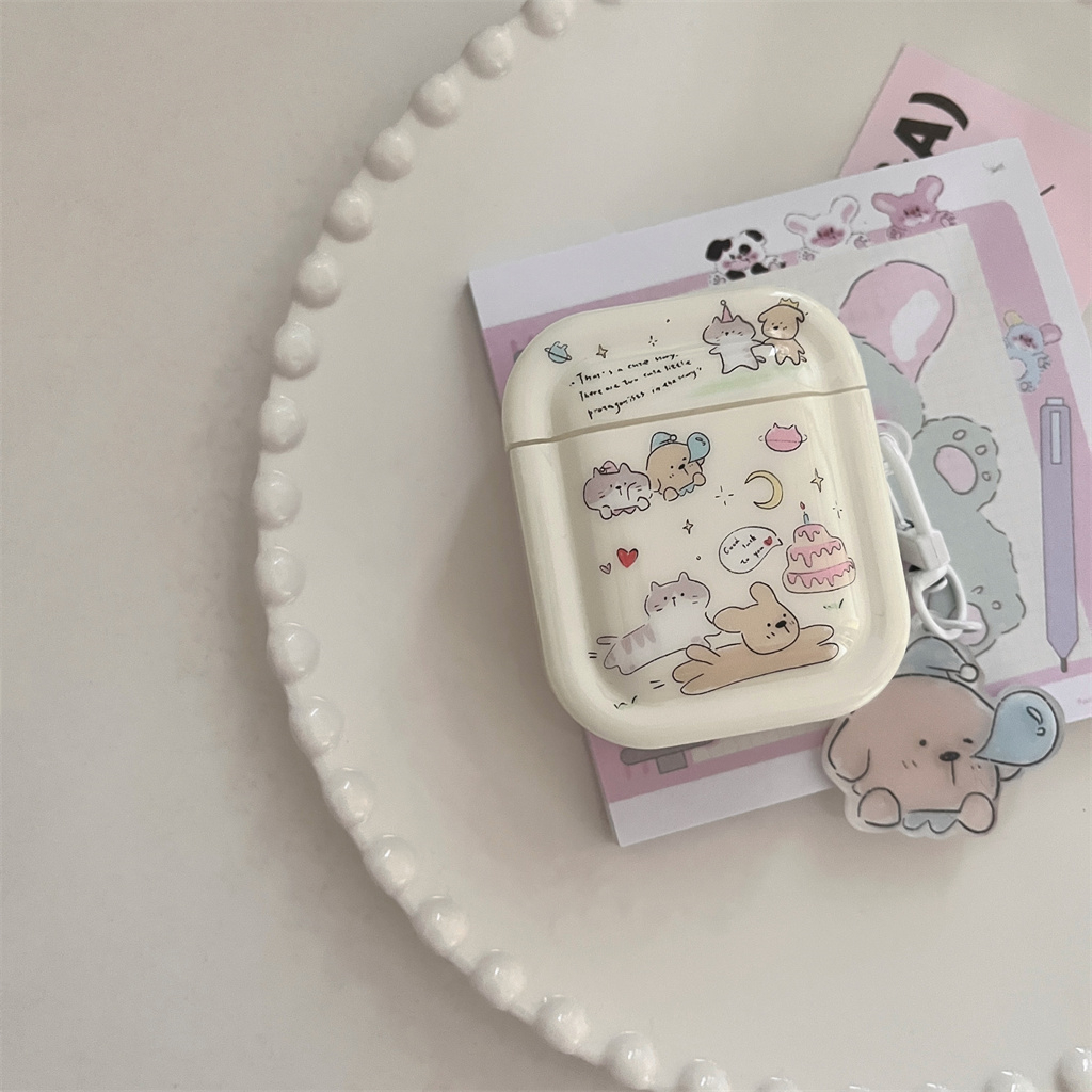 Ốp Hộp Đựng Tai Nghe Nhét Tai Silicon Hình Hoạt Hình Cho iphone AirPods Pro AirPods 1 / 2 / 3