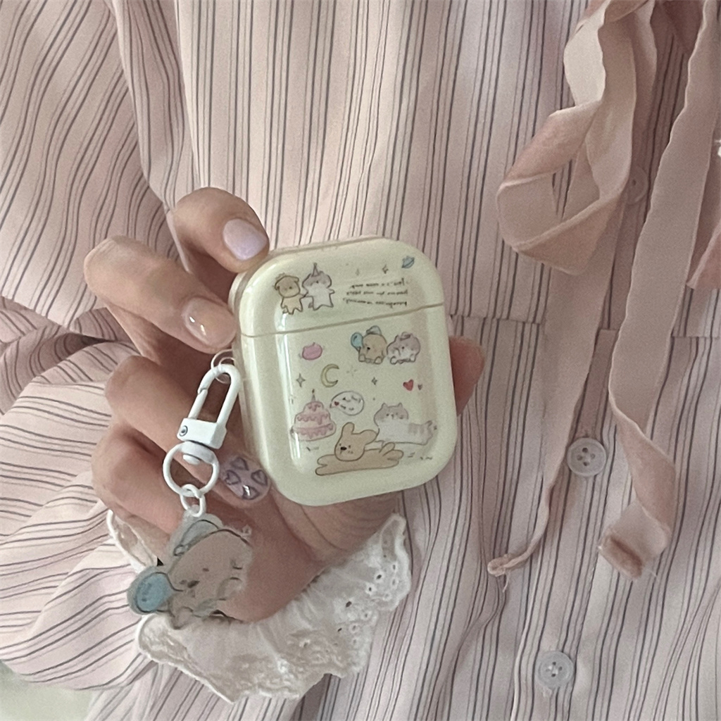 Ốp Hộp Đựng Tai Nghe Nhét Tai Silicon Hình Hoạt Hình Cho iphone AirPods Pro AirPods 1 / 2 / 3