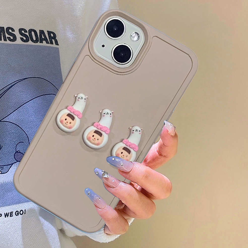 Ốp Điện Thoại TPU Mềm Chống Mồ Hôi In Hình Lạc Đà Hoạt Hình Cho Iphone 14 Pro Max 11 12 11 Pro Max X XS