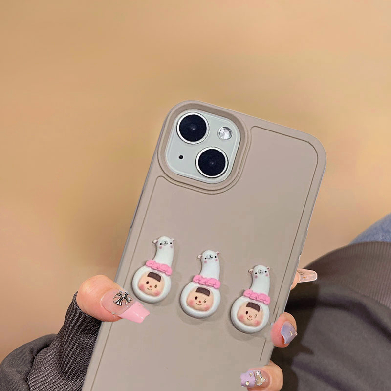 Ốp Điện Thoại TPU Mềm Chống Mồ Hôi In Hình Lạc Đà Hoạt Hình Cho Iphone 14 Pro Max 11 12 11 Pro Max X XS