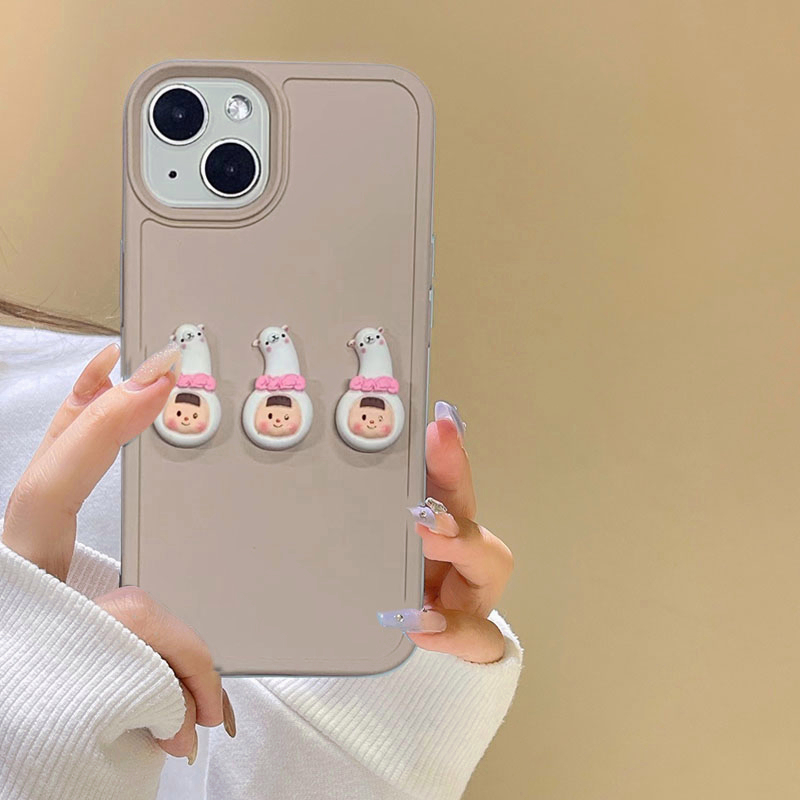 Ốp Điện Thoại TPU Mềm Chống Mồ Hôi In Hình Lạc Đà Hoạt Hình Cho Iphone 14 Pro Max 11 12 11 Pro Max X XS