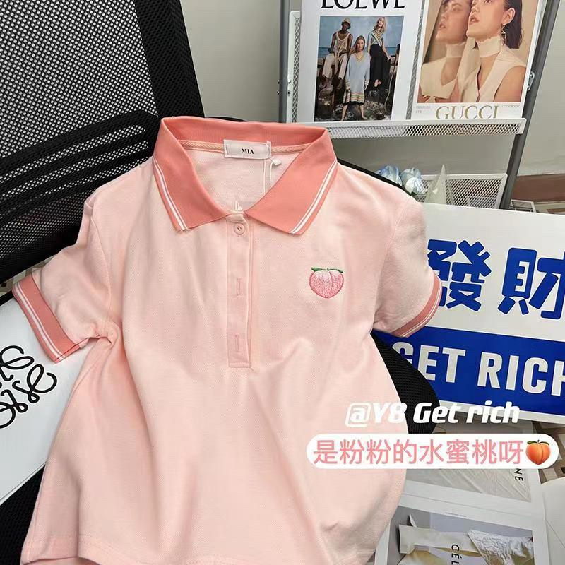 Áo Thun polo Tay Ngắn Phong Cách Mới Cho Bé Gái 8-12 Tuổi