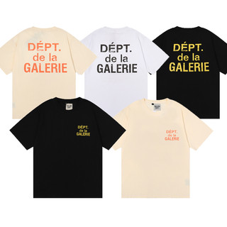 Áo thun cotton ngắn tay hai lớp logo gallery dept phía trước và sau