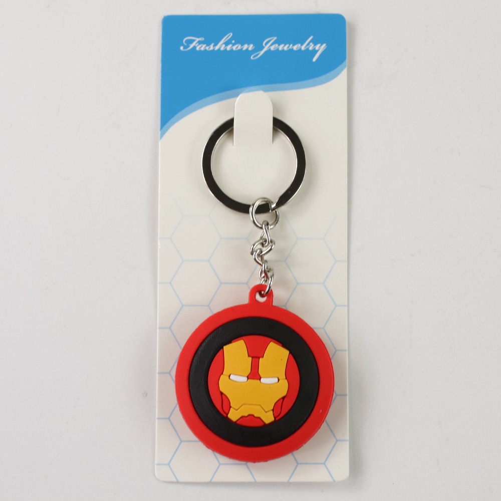 Móc Khóa Hai Mặt 11 Phong Cách Marvel The avengers Spider-Man Iron Man Batman