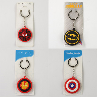 Móc Khóa Hai Mặt 11 Phong Cách Marvel The avengers Spider-Man Iron Man Batman