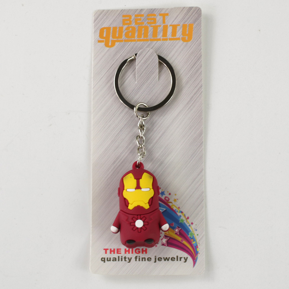 Móc Khóa Hai Mặt 11 Phong Cách Marvel The avengers Spider-Man Iron Man Batman