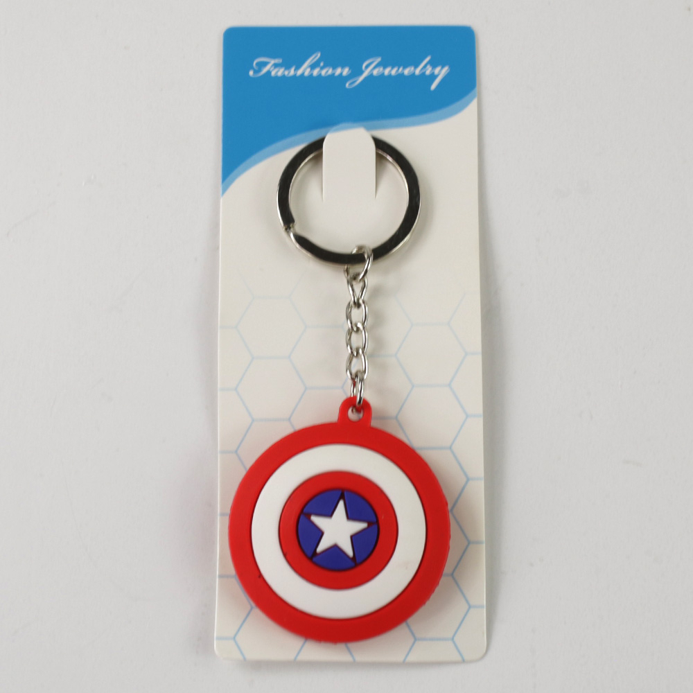 Móc Khóa Hai Mặt 11 Phong Cách Marvel The avengers Spider-Man Iron Man Batman