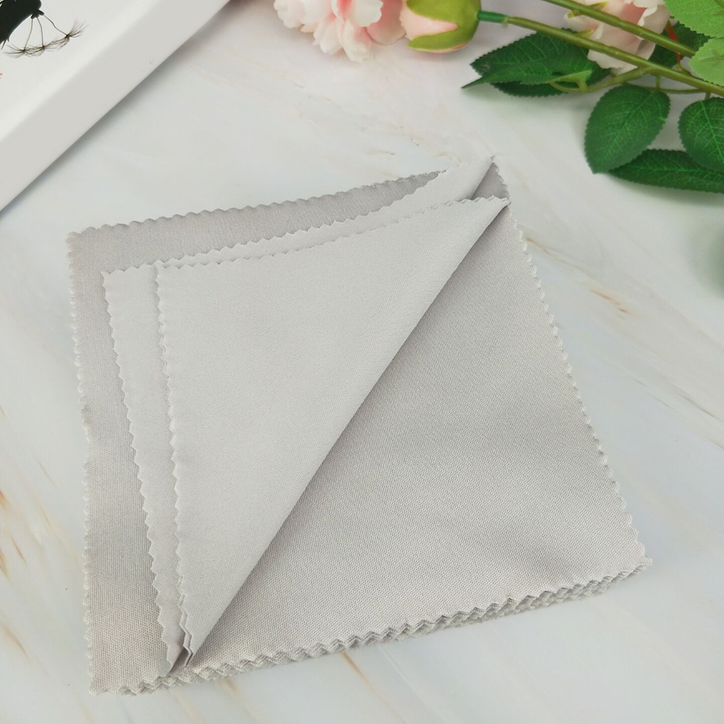 Bộ 1 Khăn Lau Mắt Kính Cầm Tay Bằng Sợi Microfiber Chống Bụi