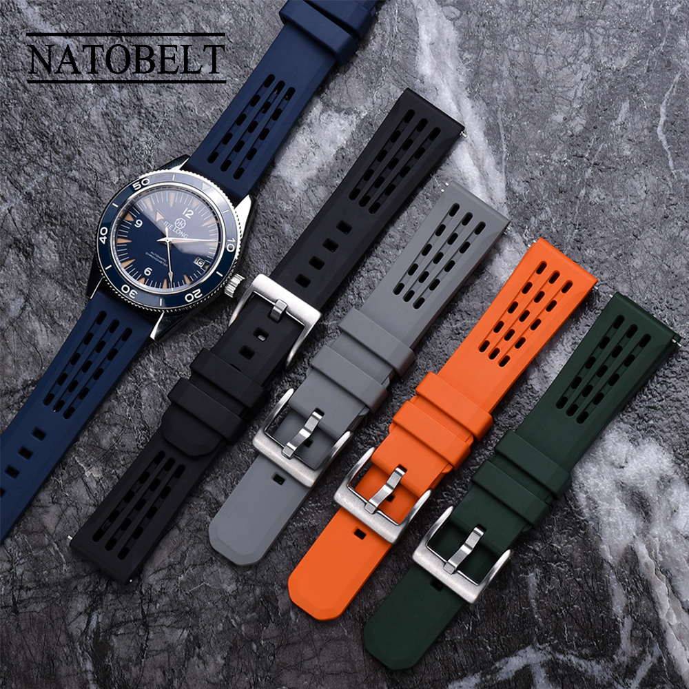 Dây Cao Su Đeo Tay 20mm 22mm Tháo Gỡ Nhanh Tiện Dụng Cho Nam Và Nữ