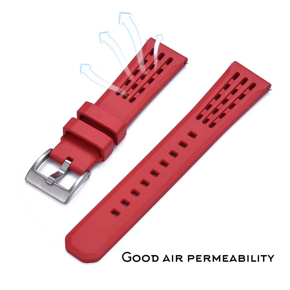 Dây Cao Su Đeo Tay 20mm 22mm Tháo Gỡ Nhanh Tiện Dụng Cho Nam Và Nữ