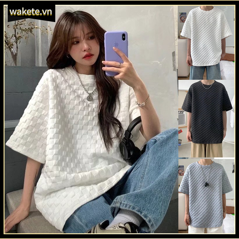 Áo Thun nam Tay Lỡ Form Rộng Thời Trang Dành Cho Nữ Áo thun nam waffle áo phông nam amáo thun unisex áo thun tay lỡ áo thun form rộng áo thun chất simple thời trang xuân hè dễ phối đồ áo thun cổ tròn Áo thun ngắn tay t shirt nữ áo t shirt nữ