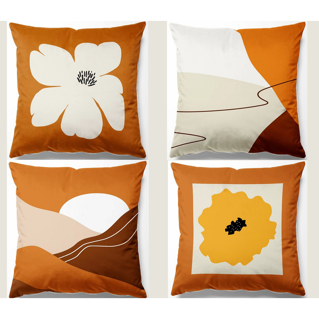 Vỏ GốI VảI cotton HọA TiếT Hoa 70X70.45X45.50X50.60X60.40X40.Trang Phục Hóa Trang Nhân Vật Hoạt Hình Cho Bé