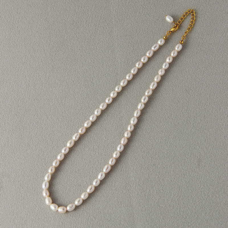Vòng cổ Hạt Ngọc Trai Tự Nhiên 5-6mm