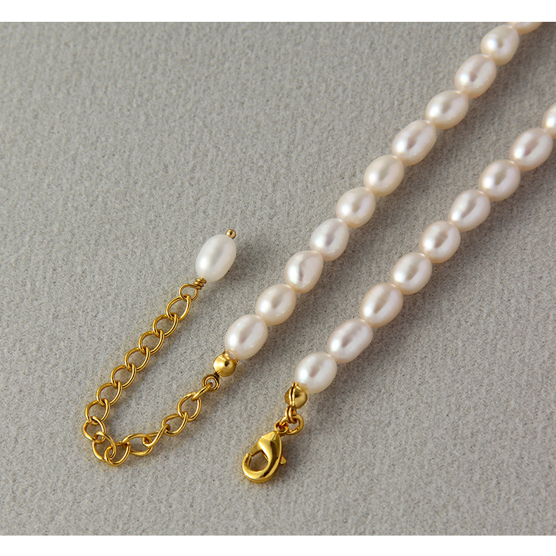 Vòng cổ Hạt Ngọc Trai Tự Nhiên 5-6mm