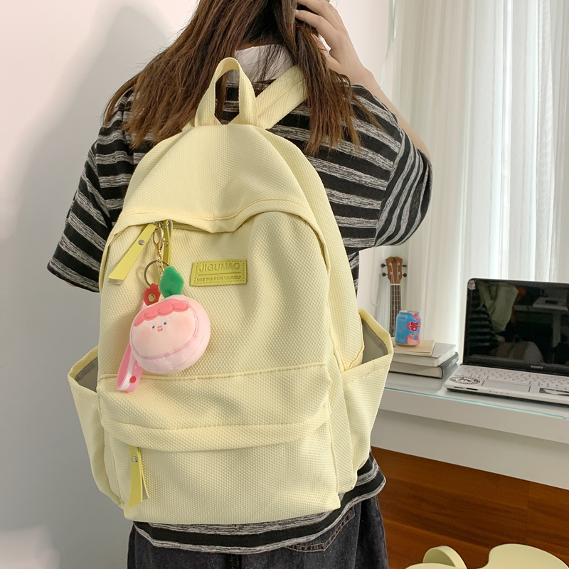 Balo đi học PRETTYZYS sức chứa lớn 14 inch thời trang Hàn Quốc 2023 trẻ trung cho nữ