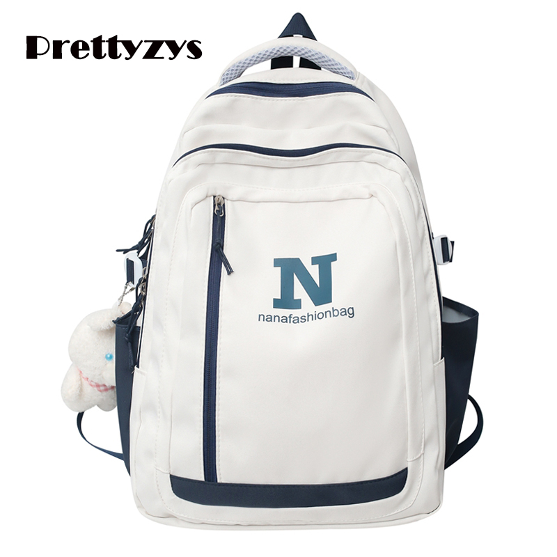 Balo PRETTYZYS 14 inch sức chứa lớn phong cách Hàn Quốc 2023 cho sinh viên