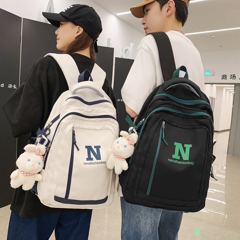 Balo PRETTYZYS 14 inch sức chứa lớn phong cách Hàn Quốc 2023 cho sinh viên