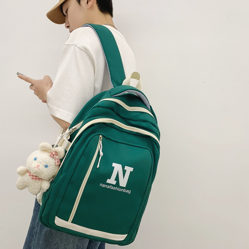 Balo PRETTYZYS 14 inch sức chứa lớn phong cách Hàn Quốc 2023 cho sinh viên