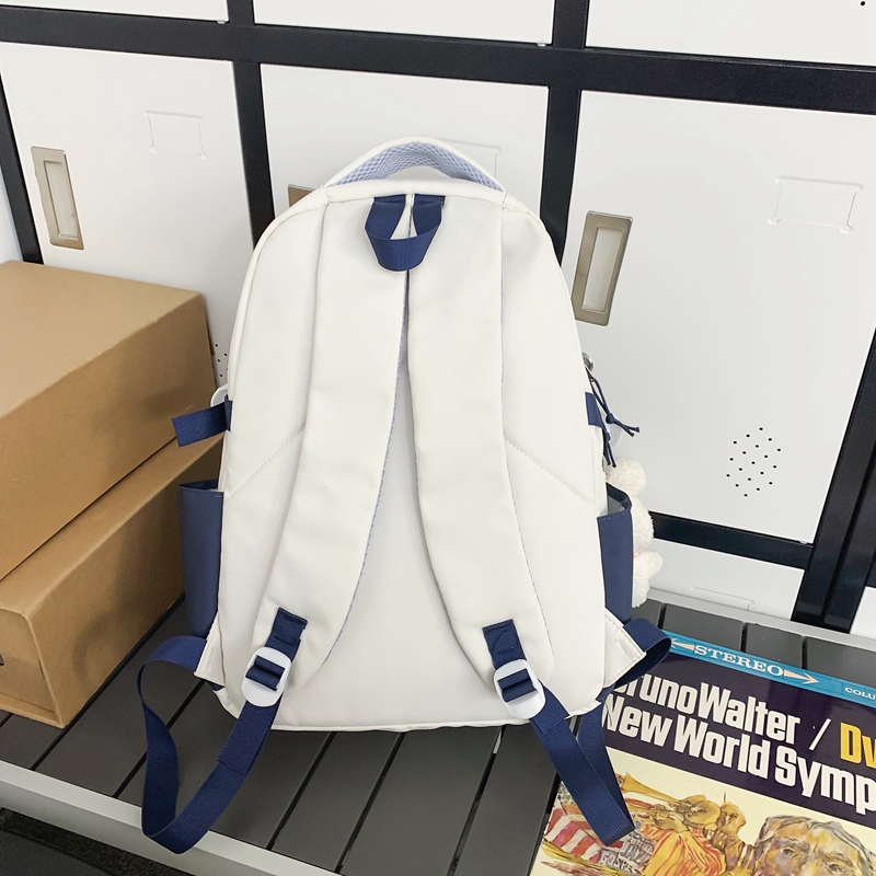 Balo PRETTYZYS 14 inch sức chứa lớn phong cách Hàn Quốc 2023 cho sinh viên