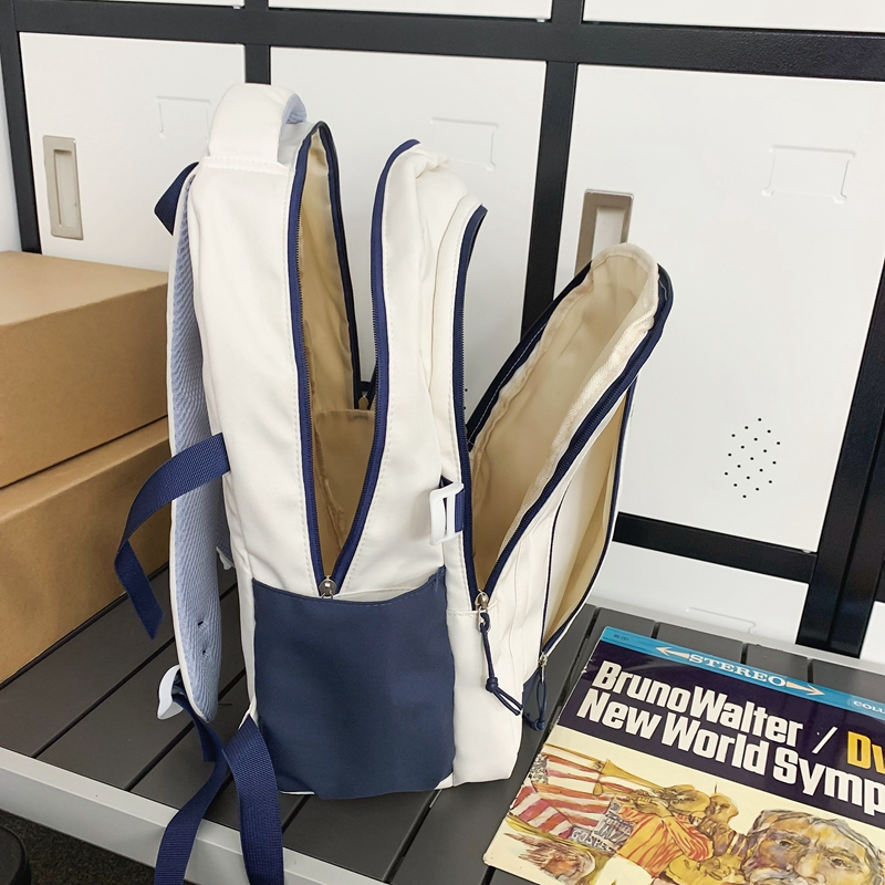 Balo PRETTYZYS 14 inch sức chứa lớn phong cách Hàn Quốc 2023 cho sinh viên