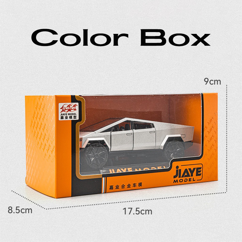 Mô Hình Xe Tải Tesla Bằng Hợp Kim Có Đèn Và Âm Thanh Tỉ Lệ 1: 36