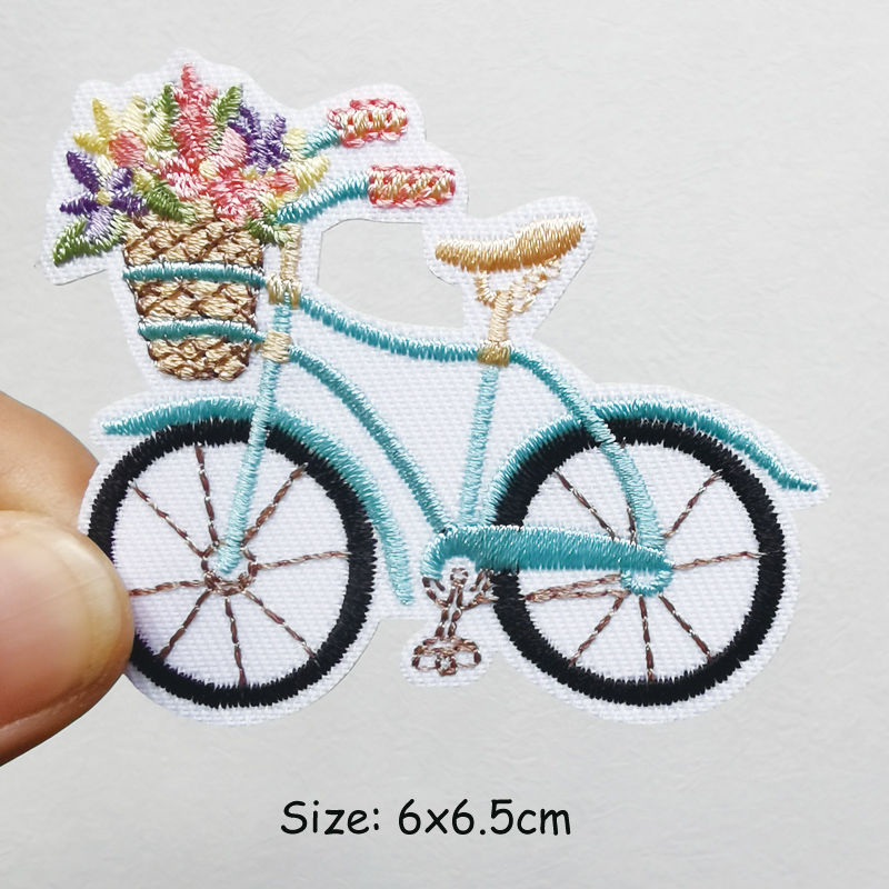 Miếng Vá Quần Jean Ropa Diy Hình Cây Xương Rồng Thêu Nhiệt Màu Cầu Vồng Mùa Hè