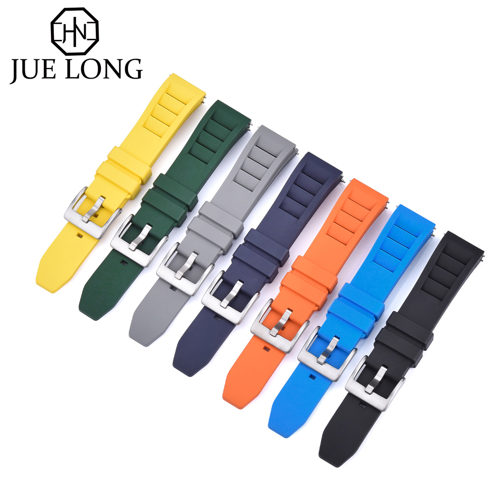 Dây Cao Su Fluoro 20mm 22mm Thay Thế Cho Đồng Hồ Thông Minh Richard FKM