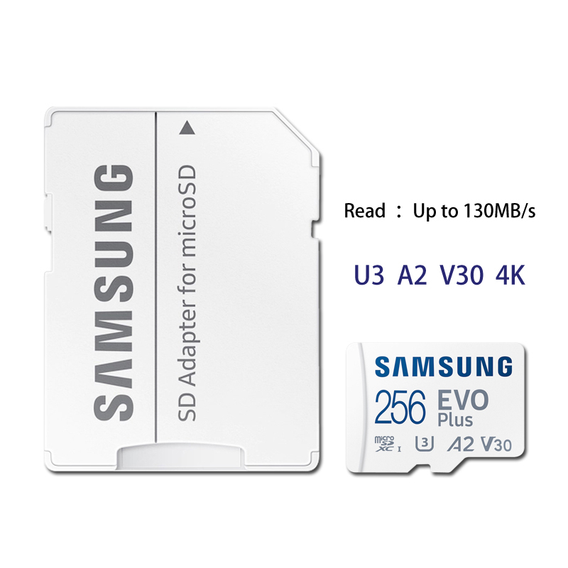 Thẻ Nhớ SAMSUNG Micro SD 512GB / 256GB / 128GB TF Card C10 U3 A2 V30 4K 64GB Micro SD Cho Điện Thoại