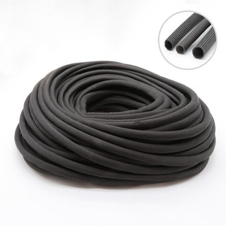 Ống bọc dây điện chịu nhiệt độ cao màu đen 10mm-30mm 600℃vỏ ống sợi chịu nhiệt độ cao chống cháy