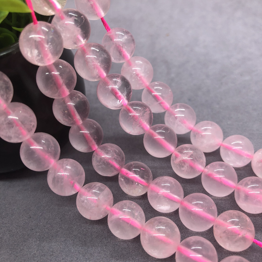 Chuỗi Hạt Pha Lê Tròn Tự Nhiên 4-12mm Dùng Làm Vòng Đeo Tay Diy