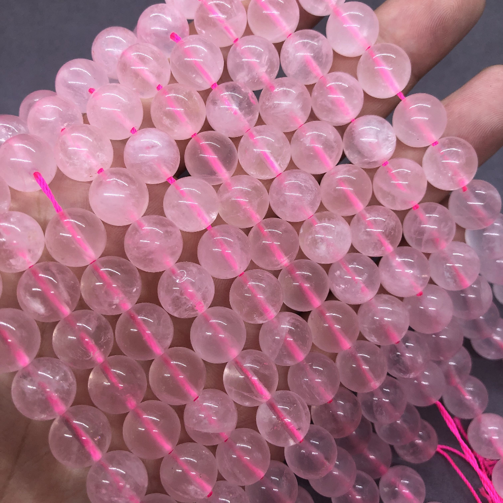 Chuỗi Hạt Pha Lê Tròn Tự Nhiên 4-12mm Dùng Làm Vòng Đeo Tay Diy