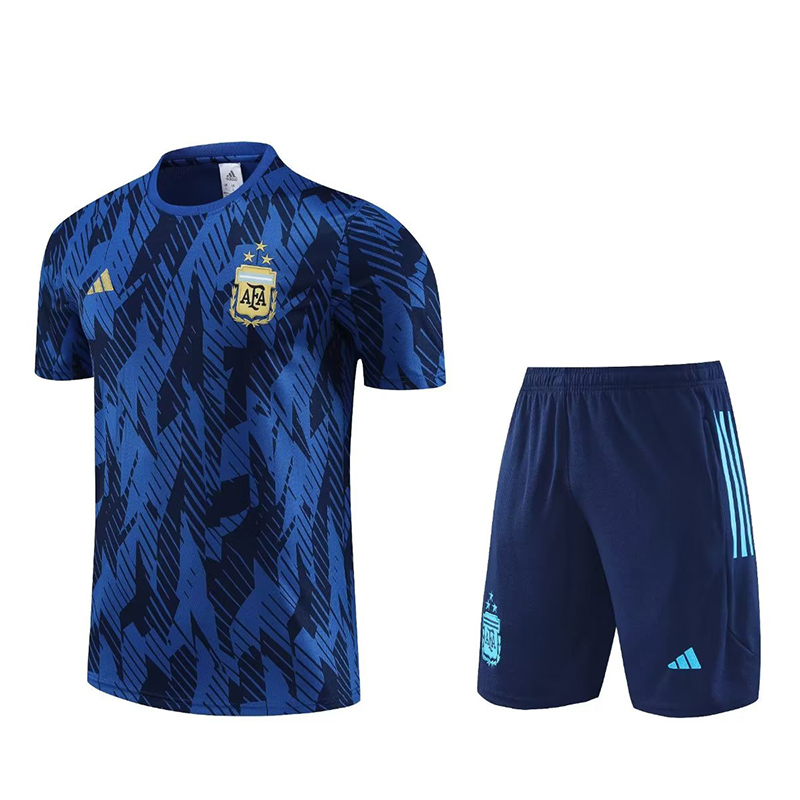 Bộ Quần Áo Bóng Đá Ngắn Tay Đội Argentina Mùa Giải 2023-24 size S-2XL